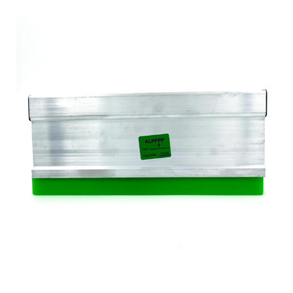 9 Inch Aluminum Screen Printing Squeegee with Rubber Blade, Durable & Lightweight Handle - Image 2