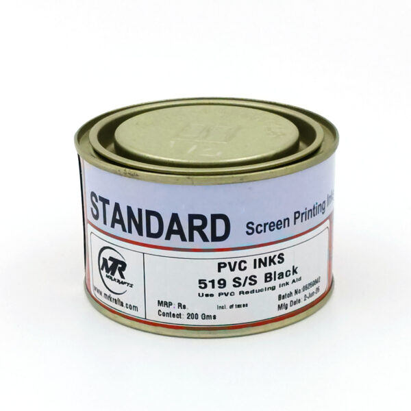 PVC Black Ink 200g for Screen Printing – High-Quality, Quick-Dry, Strong Coverage - Image 2