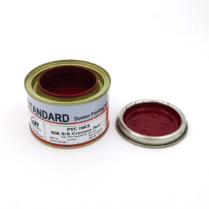 PVC Crimson Red Ink 200g for Screen Printing – Vibrant Color, Quick-Dry, Smooth Finish