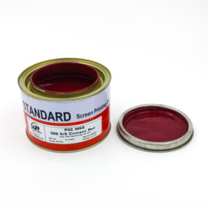 PVC Crimson Red Ink 500g for Screen Printing – Vibrant Color, Quick-Dry, Smooth Finish